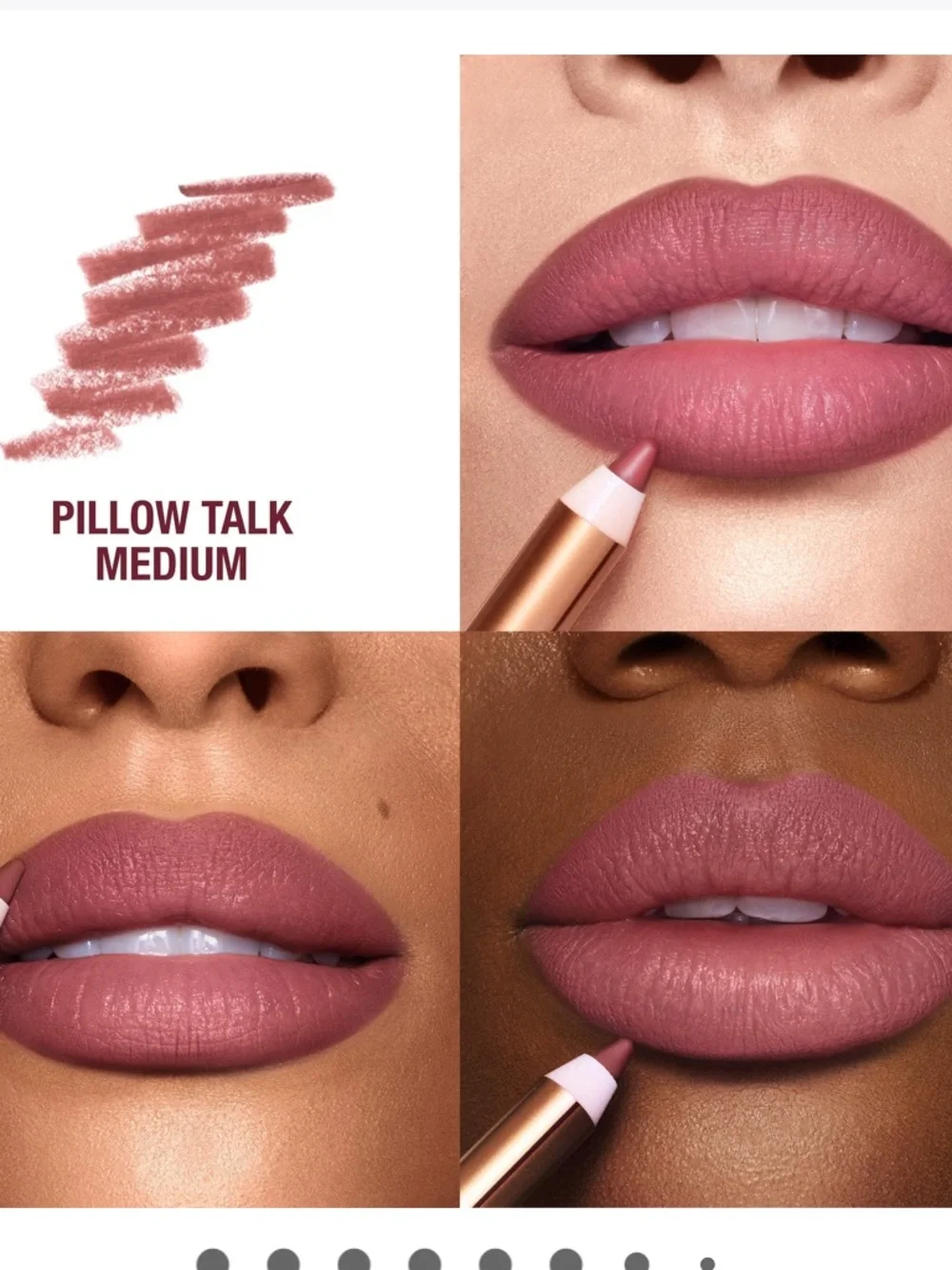 Charlotte Tilbury Pillow Talk medium Lip Kit - mini